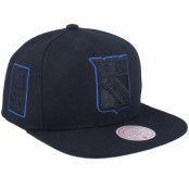 Mitchell&Ness - NHL Svart snapback Keps - New York Rangers Bottoms Vintage Black Snapback @ Hatstore