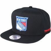 Mitchell&Ness - NHL Svart snapback Keps - New York Rangers Riptop Honeycomb Black Snapback @ Hatstore