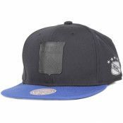 Mitchell&Ness - NHL Svart snapback Keps - Tract NY Rangers Black Snapback @ Hatstore