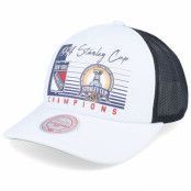 Mitchell&Ness - NHL Vit trucker Keps - New York Rangers Powerline Champ Vintage White/Black Trucker @ Hatstore