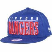 New Era - NHL Blå snapback Keps - Kids NY Rangers Big Word 9Fifty Snapback @ Hatstore