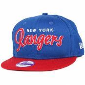 New Era - NHL Blå snapback Keps - Kids NY Rangers NHL Wordmark 9Fifty Snapback @ Hatstore