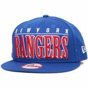 New Era - NHL Blå snapback Keps - NY Rangers Big Word 9Fifty Snapback @ Hatstore