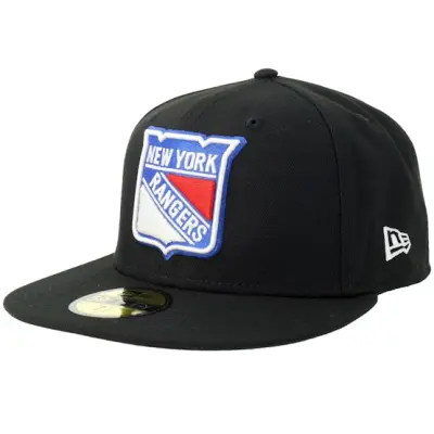 New Era - NHL Svart fitted Keps - New York Rangers 59FIFTY Black Fitted @ Hatstore