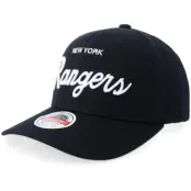 New Era - NHL Svart Keps - New York Rangers NHL Classic Script Black Adjustable @ Hatstore