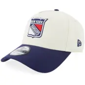 New Era - NHL Vit adjustable Keps -"Hatstore Exclusive x New York Rangers 9FORTY Chrome/Light Navy A-Frame Adjustable"@ Hatstore