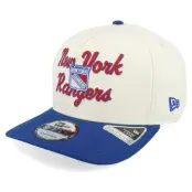New Era - NHL Vit adjustable Keps - New York Rangers 9FIFTY Chainstitch Chrome White/Royal A-Frame Adjustable @ Hatstore