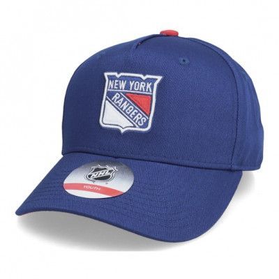 Outerstuff - NHL Blå adjustable Keps - New York Rangers Precurved Rush Blue Adjustable @ Hatstore