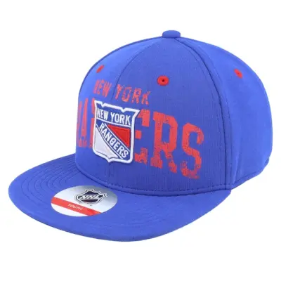 Outerstuff - NHL Blå snapback Keps - Kids New York Rangers Kids Rangers Life Style Printed Flatbrim Blue Snapback @ Hatstore