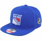 Outerstuff - NHL Blå snapback Keps - Kids New York Rangers Logo Flatbrim Blue Snapback @ Hatstore