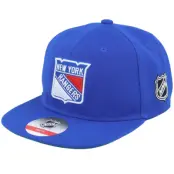 Outerstuff - NHL Blå snapback Keps - Kids New York Rangers Logo Flatbrim Blue Snapback @ Hatstore