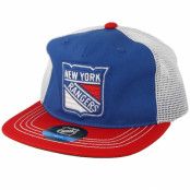 Outerstuff - NHL Blå trucker Keps - Kids New York Rangers Blue/Red Trucker @ Hatstore