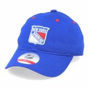 Outerstuff - NHL Blå unconstructed Keps - Kids New York Rangers Team Slouch Royal Dad Cap @ Hatstore