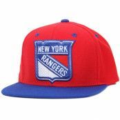 Reebok - NHL Röd snapback Keps - NY Rangers Faceoff 2 Red Snapback @ Hatstore