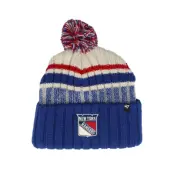 New Era - NHL Multi pom Beanie - New York Rangers Long Range 47 Knit Blue/Natural Pom @ Hatstore