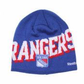 Reebok - NHL Blå traditionalbeanie Beanie - NY Rangers Face Off Beanie @ Hatstore