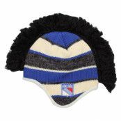 Reebok - NHL Svart pom Beanie - NY Rangers Faceoff Mohawk Knit @ Hatstore