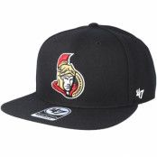 47 Brand - NHL Svart snapback Keps - Ottawa Senators Sure Shot Black Snapback @ Hatstore