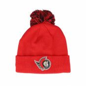 Adidas - NHL Röd pom Beanie - Ottawa Senators NHL Cuff Beanie Red Pom @ Hatstore