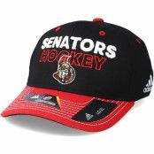 Adidas - NHL Svart flexfit Keps - Ottawa Senators Locker Room Structured Navy Flexfit @ Hatstore