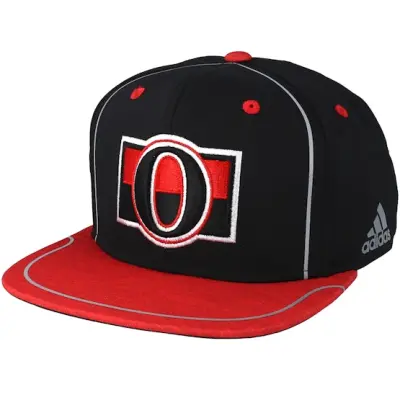 Adidas - NHL Svart snapback Keps - Ottawa Senators Bravo Black/Red Snapback @ Hatstore