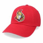 American Needle - NHL Röd unconstructed Keps - Ottawa Senators Blue Line Red Dad Cap @ Hatstore