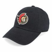 American Needle - NHL Svart unconstructed Keps - Ottawa Senators Blue Line Black Dad Cap @ Hatstore