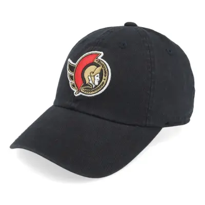 American Needle - NHL Svart unconstructed Keps - Ottawa Senators Blue Line Black Dad Cap @ Hatstore