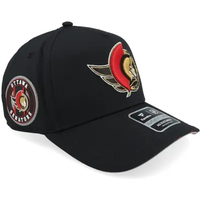Fanatics - NHL Svart adjustable Keps - Ottawa Senators Authentic Pro NHL Mesh Black A-Frame Adjustable @ Hatstore