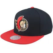 Mitchell&Ness - NHL Svart snapback Keps - Ottawa Senators Team 2 Tone 2.0 Black/Red Snapback @ Hatstore