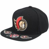 Mitchell&Ness - NHL Svart snapback Keps - Ottawa Senators Vintage Hat Trick Black Snapback @ Hatstore