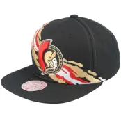 Mitchell&Ness - NHL Svart snapback Keps - Ottawa Senators Vintage Paintbrush Black Snapback @ Hatstore
