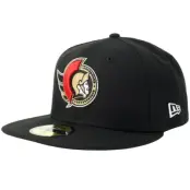 New Era - NHL Svart fitted Keps - Ottawa Senators 59FIFTY Black Fitted @ Hatstore