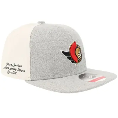 Outerstuff - NHL Grå snapback Keps - Kids Ottawa Senators Ace In The Hole Heather Grey Snapback @ Hatstore