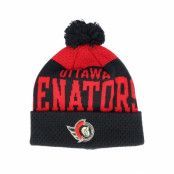 Outerstuff - NHL Svart pom Beanie - Kids Ottawa Senators Stretchark Knit Black/Red Pom @ Hatstore