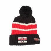 Reebok - NHL Svart pom Beanie - Ottawa Senators Vintage Watch Pom @ Hatstore