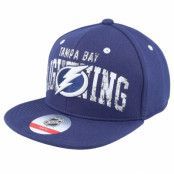 Outerstuff - NHL Blå snapback Keps - Kids Tampa Bay Lightning Life Style Printed Flatbrim Navy Snapback @ Hatstore