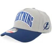 Outerstuff - NHL Grå adjustable Keps - Kids Tampa Bay Lightning Mvp Pro Pinch Grey/Royal Adjustable @ Hatstore