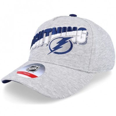 Outerstuff - NHL Grå flexfit Keps - Kids Tampa Bay Lightning Overload Heather Procurve @ Hatstore