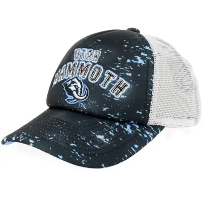 Outerstuff - NHL Svart trucker Keps - Kids Utah Mammoth Top Player Black/Sky/White A-frame Trucker @ Hatstore