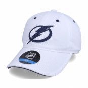 Outerstuff - NHL Vit unconstructed Keps - Kids Tampa Bay Lightning Fashion Logo Slouch Leafs White/Blue Dad Cap @ Hatstore