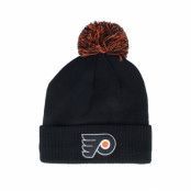 Adidas - NHL Svart pom Beanie - Philadelphia Flyers NHL Beanie Black Pom @ Hatstore