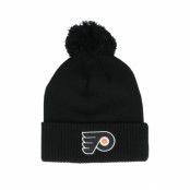 Adidas - NHL Svart pom Beanie - Philadelphia Flyers NHL Cuffed Beanie Black Pom @ Hatstore