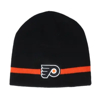 Adidas - NHL Svart traditionalbeanie Beanie - Philadelphia Flyers Coach Black Beanie @ Hatstore