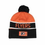 Fanatics - NHL Orange pom Beanie - Philadelphia Flyers Authentic Pro Game&Train Black/Dk Orange Pom @ Hatstore