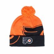 Fanatics - NHL Orange pom Beanie - Philadelphia Flyers Block Party Dark Orange/black Pom @ Hatstore