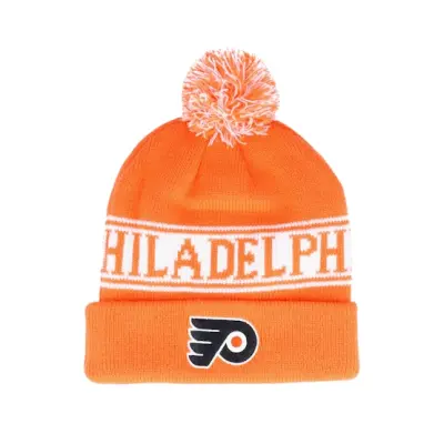 Fanatics - NHL Orange pom Beanie - Philadelphia Flyers Sport Resort Dark Orange Pom @ Hatstore