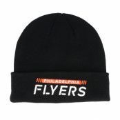 Fanatics - NHL Svart cuff Beanie - Philadelphia Flyers Authentic Pro Game&Train Knit Black Cuff @ Hatstore