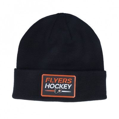 Fanatics - NHL Svart cuff Beanie - Philadelphia Flyers Authentic Pro Prime Beanie Athletic Black Cuff @ Hatstore