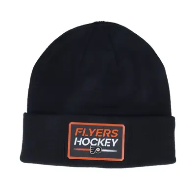Fanatics - NHL Svart cuff Beanie - Philadelphia Flyers Authentic Pro Prime Beanie Athletic Black Cuff @ Hatstore